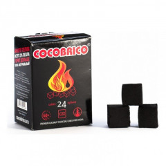 Уголь для кальяна кокосовый Сocobrico (24 куб)